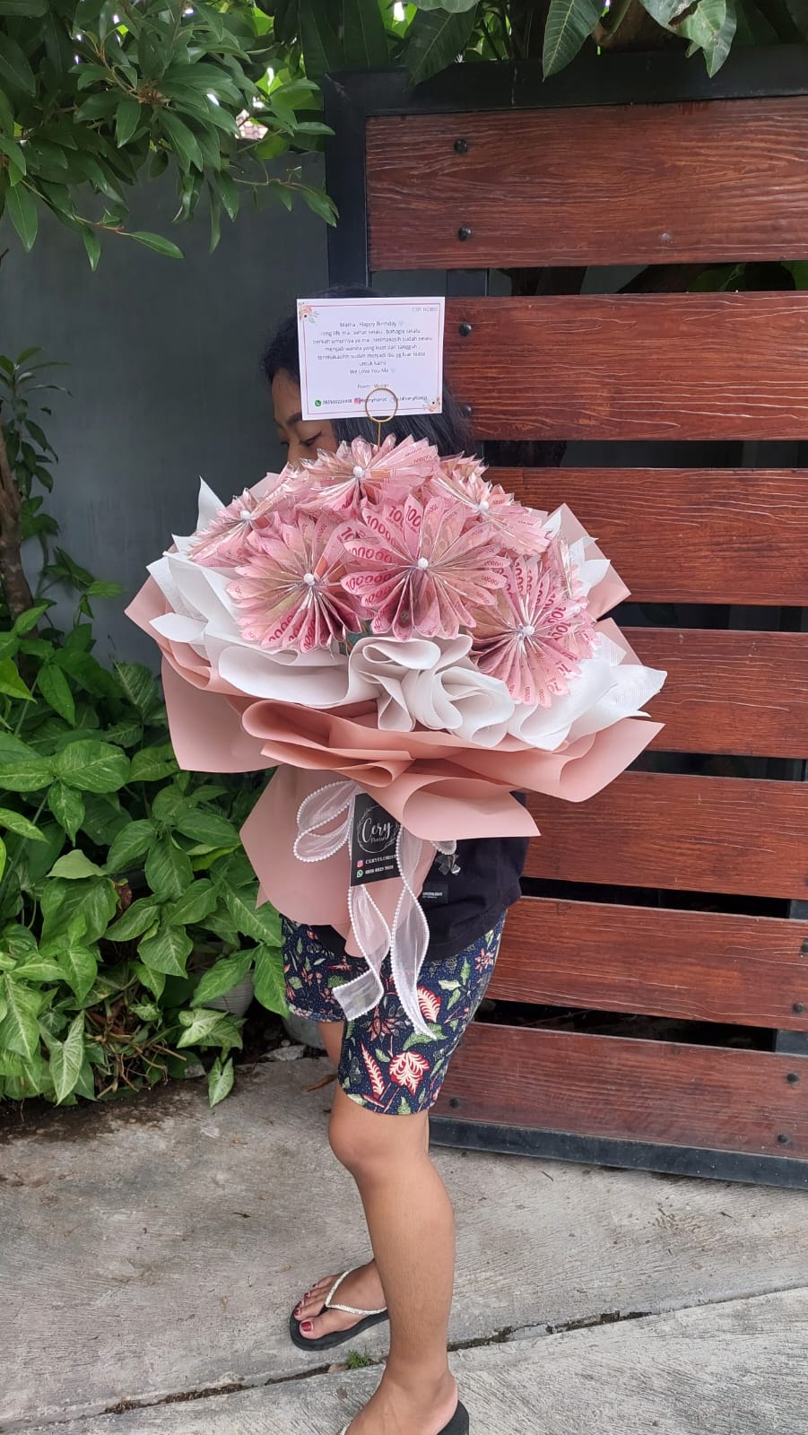 Buket Uang 100 lembar